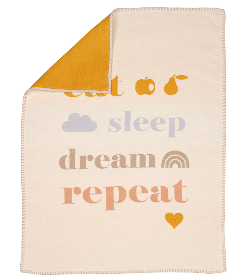 David Fussenegger Babydeken 75/100 - Lena - Sleep Dream en Repeat