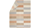 David Fussenegger Plaid Savona - Blokken en Strepen - Beige / Lichtgrijs / Ecru
