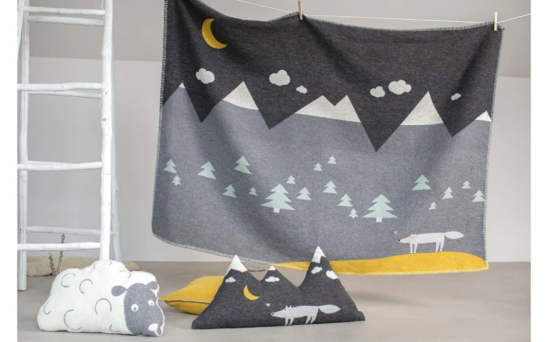 David Fussenegger Kinderdekentje 100/140 cm - Lili - Wolf