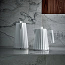 Alessi Plissee-Wasserkocher 1 Liter – Weiß