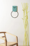 Italiaanse minimalistische wandklok van staal