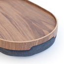 Bosign Laptray Anti-Slip M - Walnoothout/Grijs