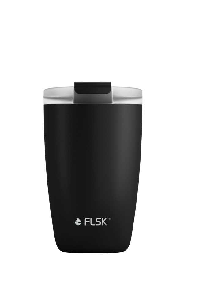 FLSK Thermosbeker CUP 350 ml - zwart