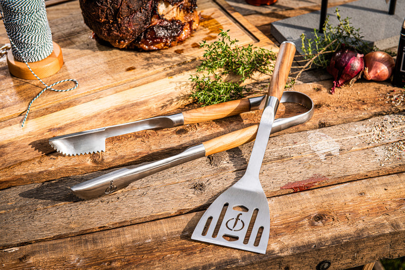 Forged BBQ Tongs XL