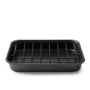 Funktion-Braadslede-met-Grillrooster-Carbon-Steel-Anti-aanbak-39x28x6-cm