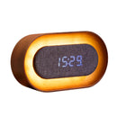 Gingko-Lumos-Wekker-Walnoothout-ovaal-wake-up-light