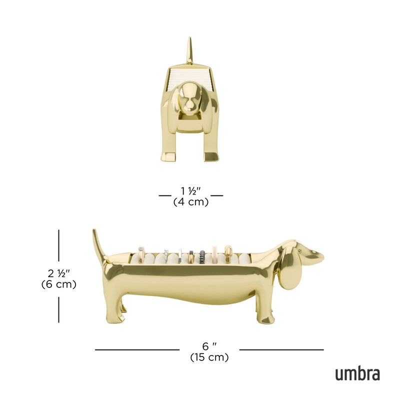 Goudkleurige-teckel-ringhouder-Umbra-afmetingen