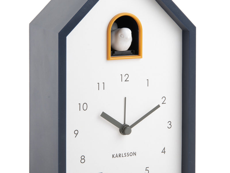 Karlsson-Modern-Cuckoo-Donkerblauw-Klokje