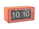 Karlsson Wand/Tafel Klokje Retro Boxed Flip - Oranje