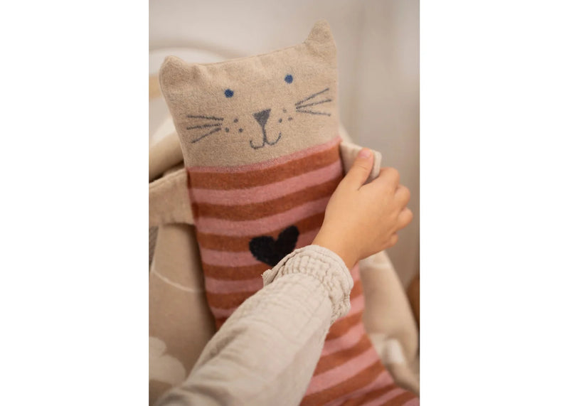 David Fussenegger JUWEL Knuffel met Deken – Kat (GRS-gecertificeerd)