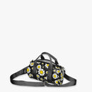 LOQI-smiley-flowers-black-small-weekender-Regalino