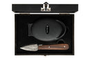 Laguiole "Luxury Line" Oester geschenkset Wengé Black Stonewash