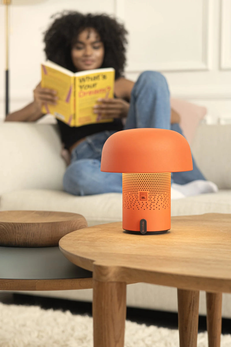 Lamp-speaker-JBL-oranje-kerstcadeau
