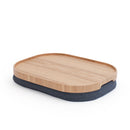 Bosign Laptray Anti-Slip L - Wilgenhout/Grijs