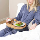 Bosign Laptray Anti-Slip M - Wilgenhout/Grijs