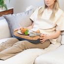 Bosign Laptray Anti-Slip M - Wilgenhout/Grijs