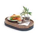 Bosign Laptray Anti-Slip M - Walnoothout/Grijs