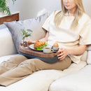 Bosign Laptray Anti-Slip M - Walnoothout/Grijs