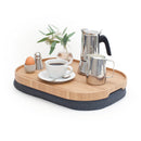 Bosign Laptray Anti-Slip L - Wilgenhout/Grijs