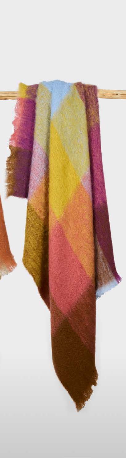 Mantas Ezcaray Mohair Plaid Throw - REF. 4030