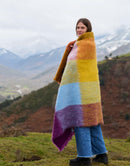 Mantas Ezcaray Mohair Plaid Throw - REF. 4030