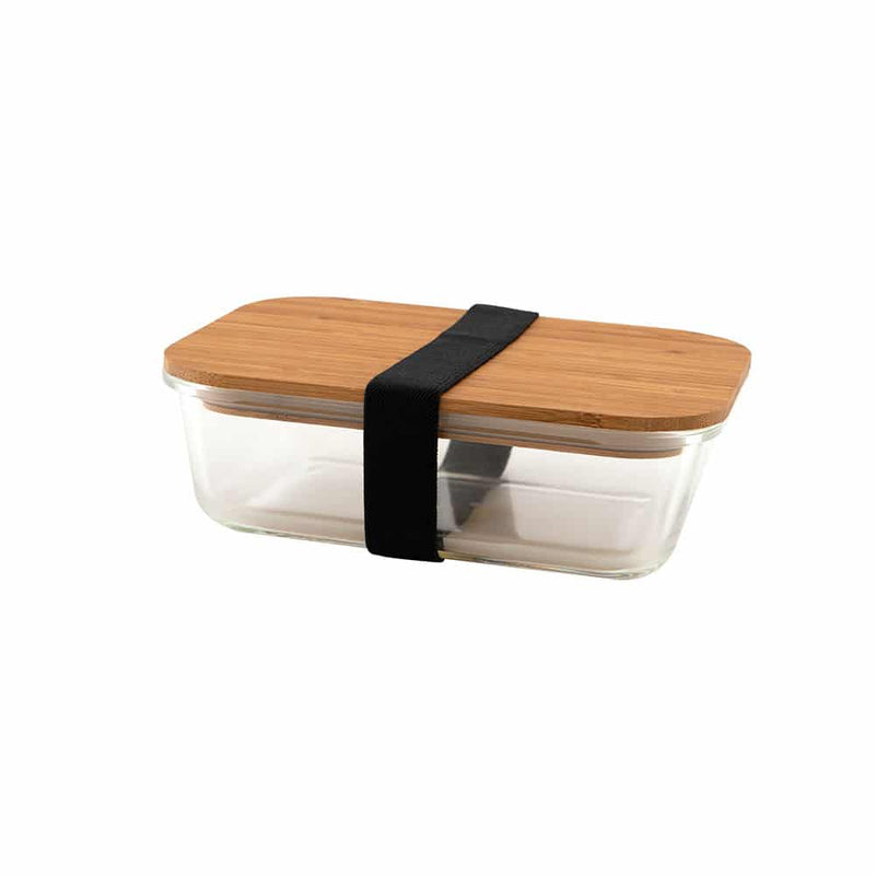Point Virgule Lunch Box - glas en bamboo