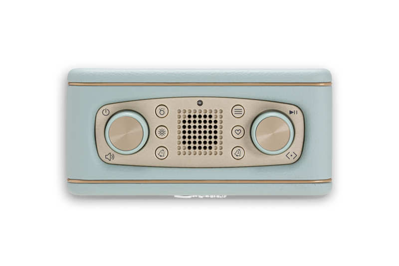 Radio-wekker-retro-DAB-blauw-Regalino-Roermond