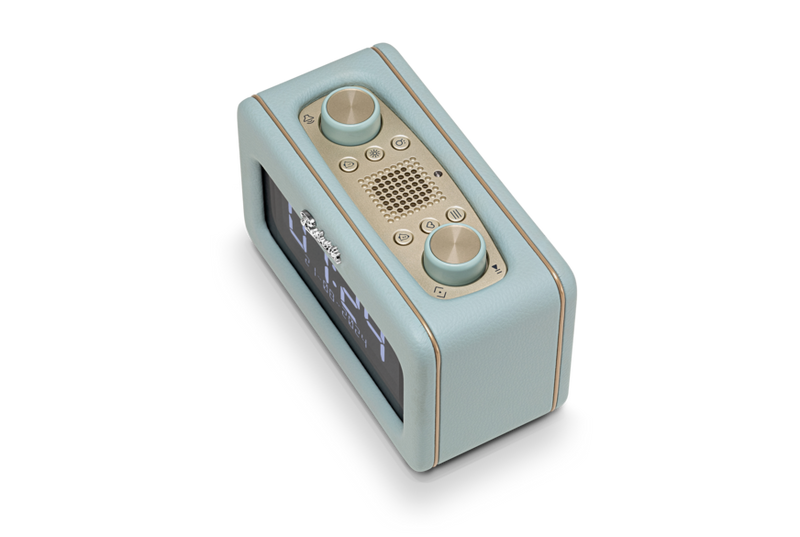Radio-wekker-retro-blauw-Regalino-Roermond