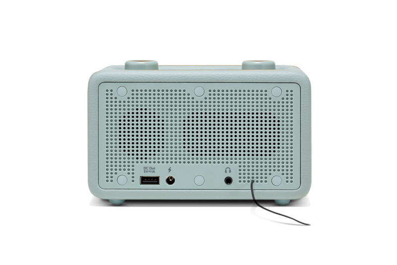 Radio-wekker-retro-blauw-satalite