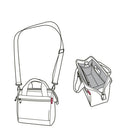 Reisenthel Allrounder Cross Schoudertas - Rhombus midnight gold