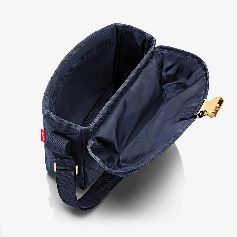 Reisenthel-saddle-bag-M-rhombus-midnight-gold-Regalino-Roermond