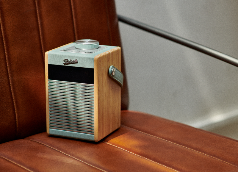 Roberts Rambler Midi Duck Egg – Retro Stijl, Lichtblauw Design