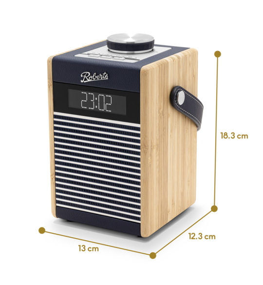 Roberts-Rambler-midi-radio-afmetingen
