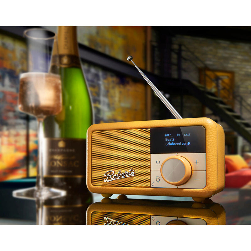 Roberts-wekker-radio-DAB-geel-Regalino-cadeau