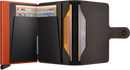 Secrid Miniwallet - Matte Truffle-Orange