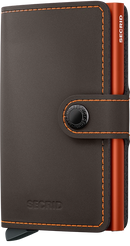 Secrid Miniwallet - Matte Truffle-Orange