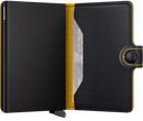 Secrid Miniwallet - Matte Black-Ochre