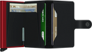 Secrid Miniwallet - Matte Black-Red
