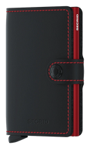 Secrid Miniwallet - Matte Black-Red