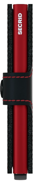 Secrid Miniwallet - Matte Black-Red