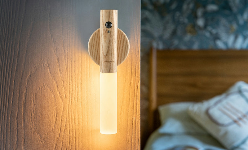 Gingko Smart Baton Light - Natuurlijk essenhout