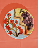 Serax-Dinerbord-beschilderd-bloemen-druiven
