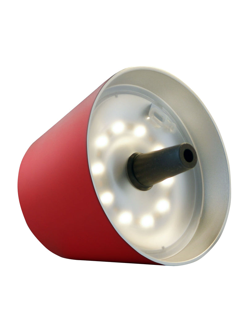 Sompex LED-Flaschenlampe „TOP 2.0“ mit Akku – rot