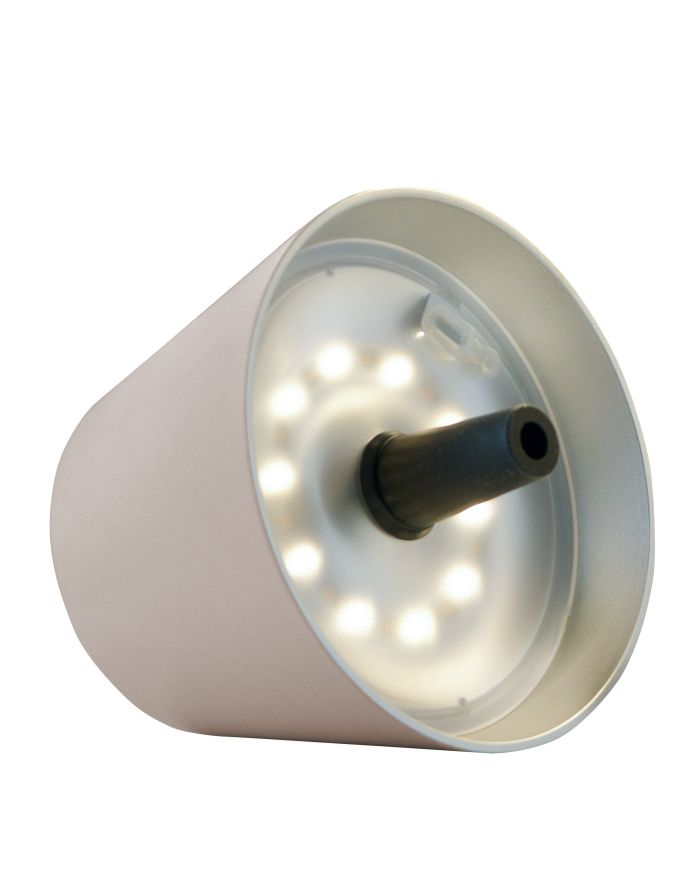 Sompex LED-Flaschenlampe „TOP 2.0“ mit Akku – Sand
