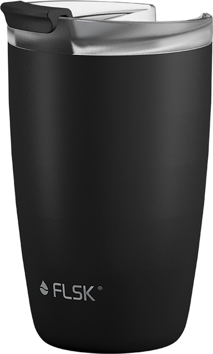 FLSK Thermosbeker CUP 350 ml - zwart