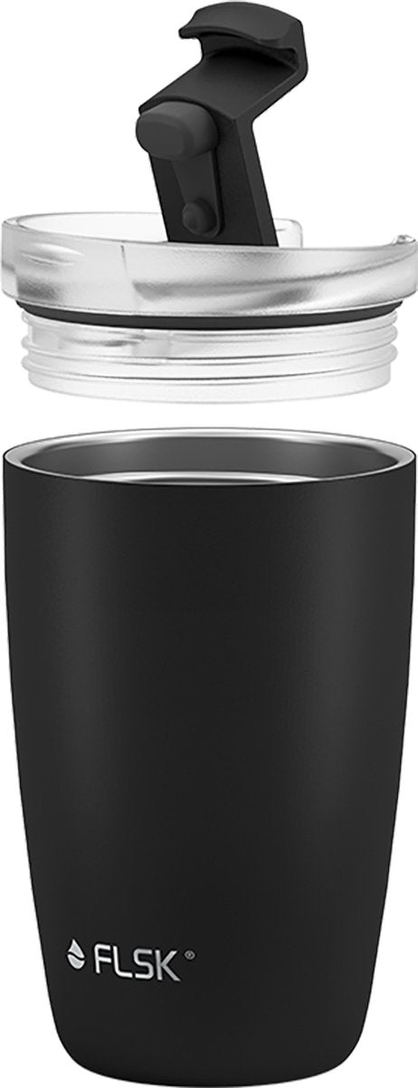 FLSK Thermosbeker CUP 350 ml - zwart