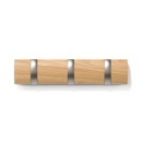 Umbra Flip Kapstok 3 hook - naturel hout