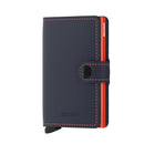 Secrid Miniwallet - Matte Nightblue & Orange