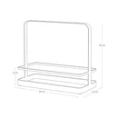 Yamazaki-aanrechtrek-zwart-afmetingen