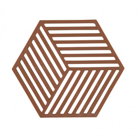 Topfuntersetzer „Triangles“ Zone – Terrakotta